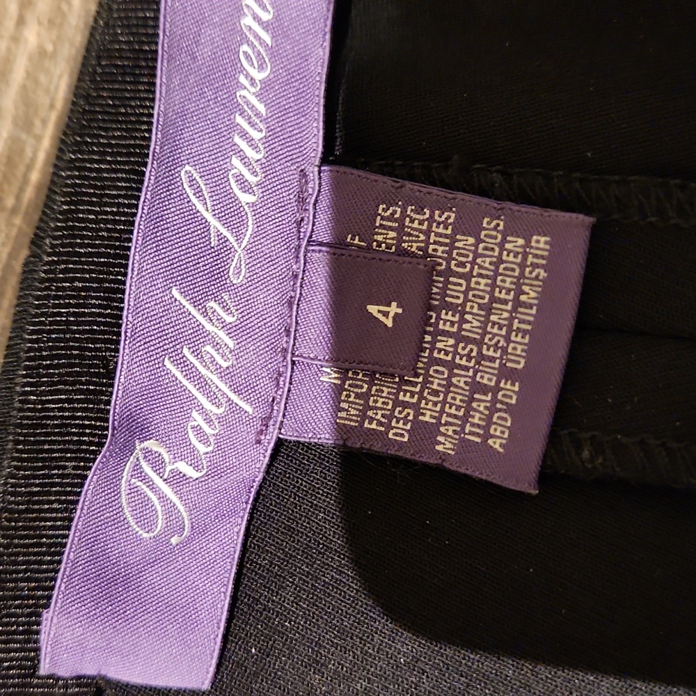❤️ RALPH LAUREN PURPLE LABEL PONTE MID RISE BLACK SKINNY LEGGING PANTS, 4 (27) - Picture 8 of 16